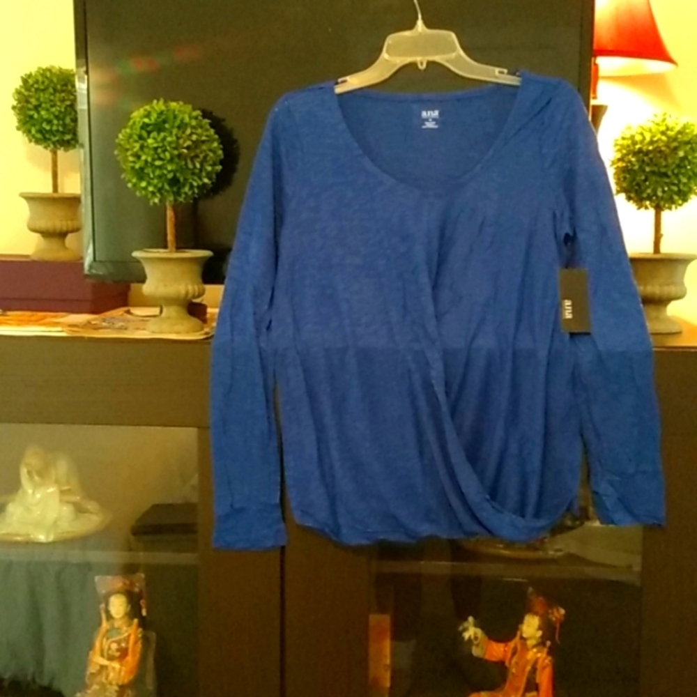 Long sleeve a.n.a women's blouse